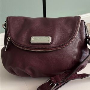 Marc by Marc Jacobs Burgundy Leather Crossbody Bag